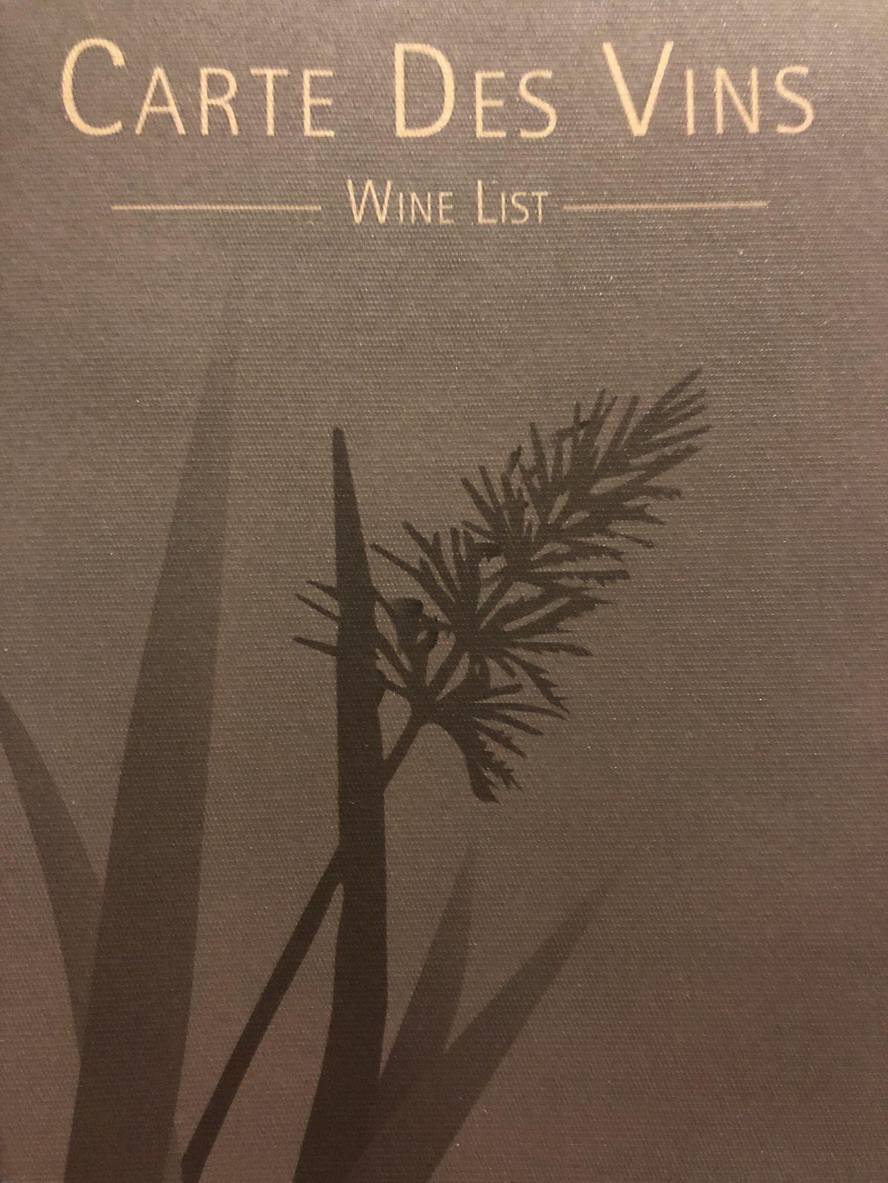photo carte des vins